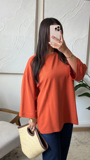 Basic shirt oranje