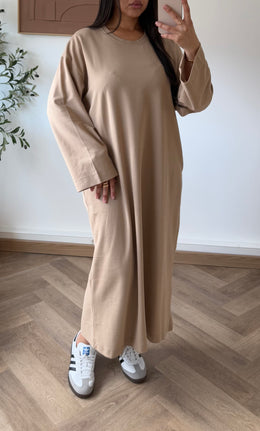 Yana dress taupe