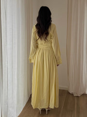 Lune dress geel