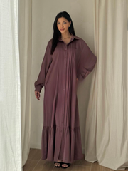 Sina dress aubergine