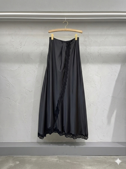 Satin skirt