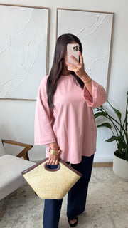 Basic shirt roze